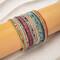 Crystal Lane DIY Silver & Aquamarine Rhinestones Bracelets, 2ct.